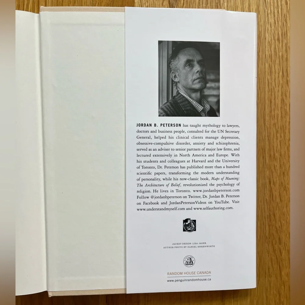 12 Rules For life Jordan B. Peterson An Antidote to Chaos hardcover novel book - Picture 4 of 6
